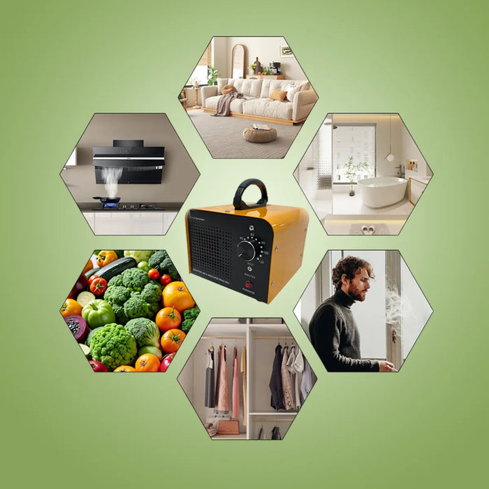 GENERADOR DE OZONO PORTATIL PARA PURIFICAR AIRE 36G/H GRADO B