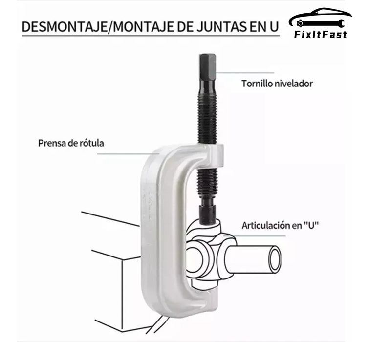 herramienta de extraccion de rotula, 21 piezas