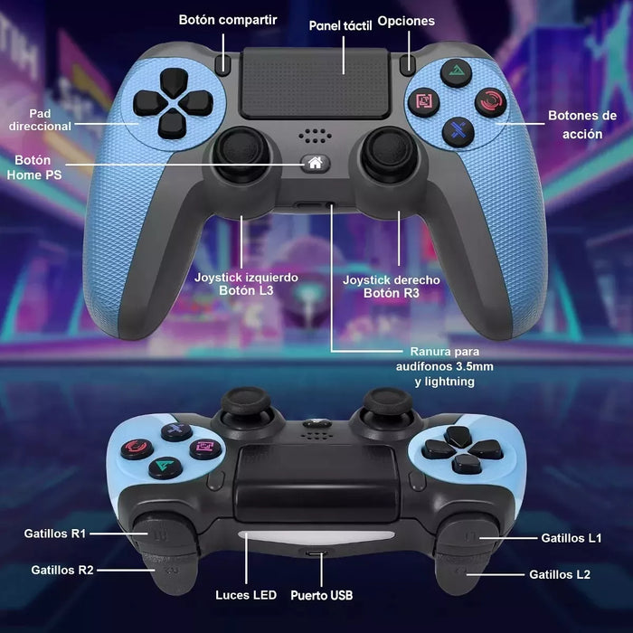 Controlador De Consola De Juegos Inalmbrico Joystick azul GRADO B