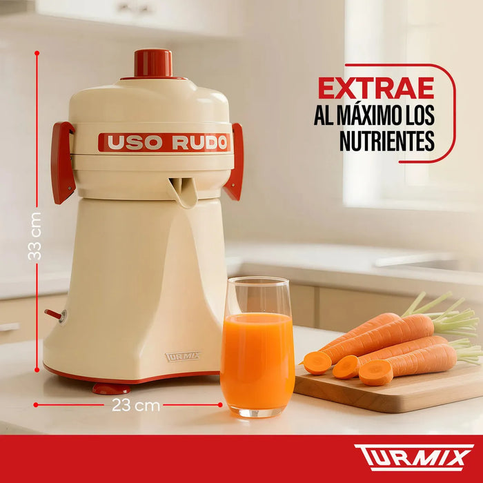 EXTRACTOR DE JUGOS TURMIX USO RUDO BEIGE GRADO B