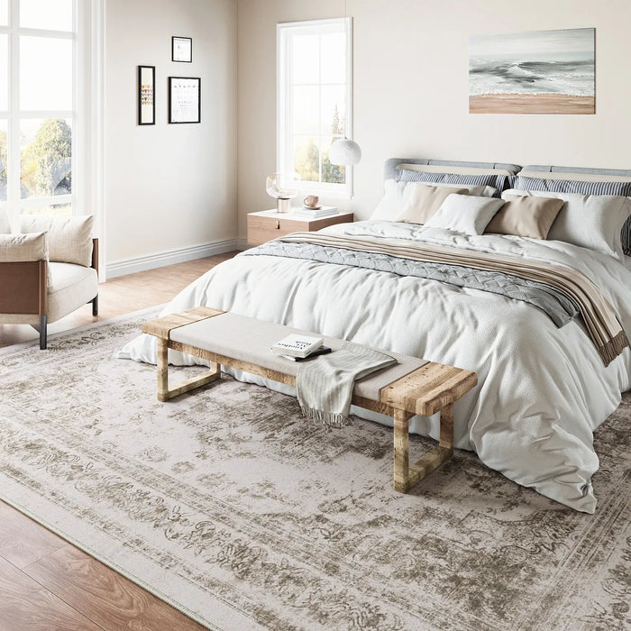 2.4x3m Alfombras Vintage Suave Tapetes Sala Cuartos recamaras Grado A