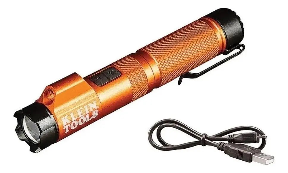 LINTERNA LAMPARA LASER ENFOQUE RECARGABLE 56040 KLEIN TOOLS COLOR DE LA LINTERNA NARANJA COLOR DE LA LUZ BLANCO GRADO B
