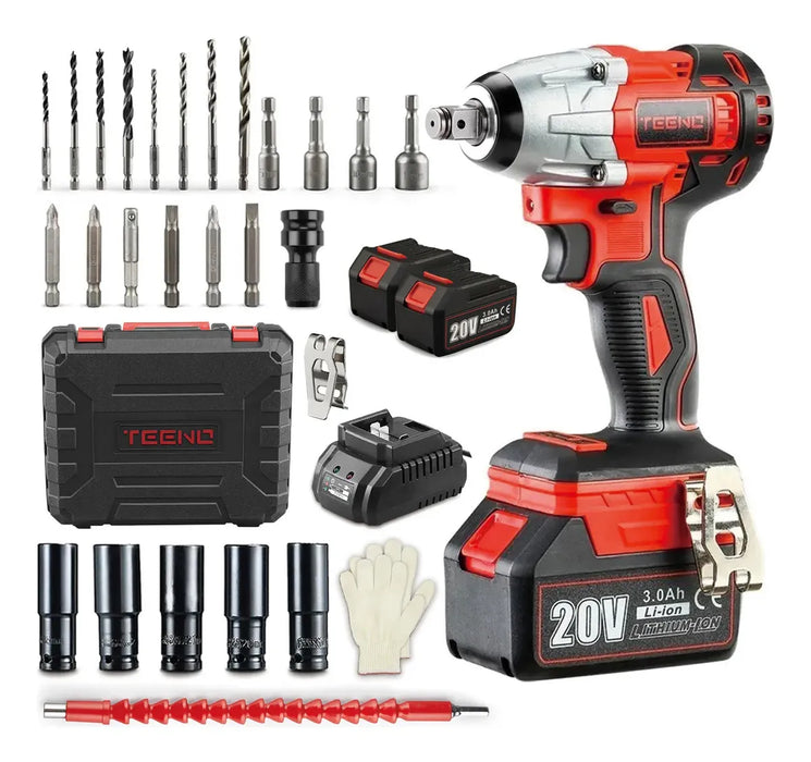 Llave De Impacto Inal aimbrico De 20v Teeno 3ah Pro 3799 GRADO B