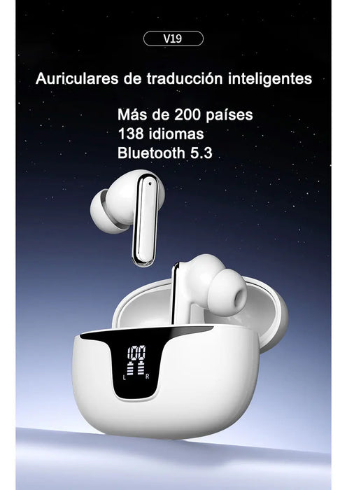 AI AURICULARES CON TRADUCTOR EN TIEMPO REAL DE 150 IDIOMAS GRADO B