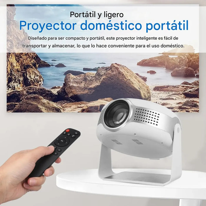 Proyector Portátil Para El Hogar T269pro Blanco GRADO A