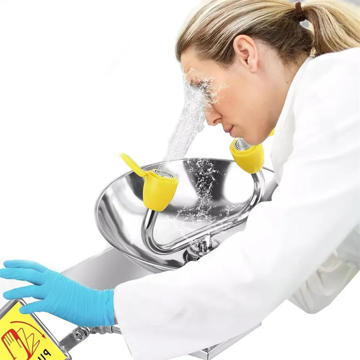 Mesa De Lavado De Ojos Colgante De Pared Logotipo Lavado Ojo 14141