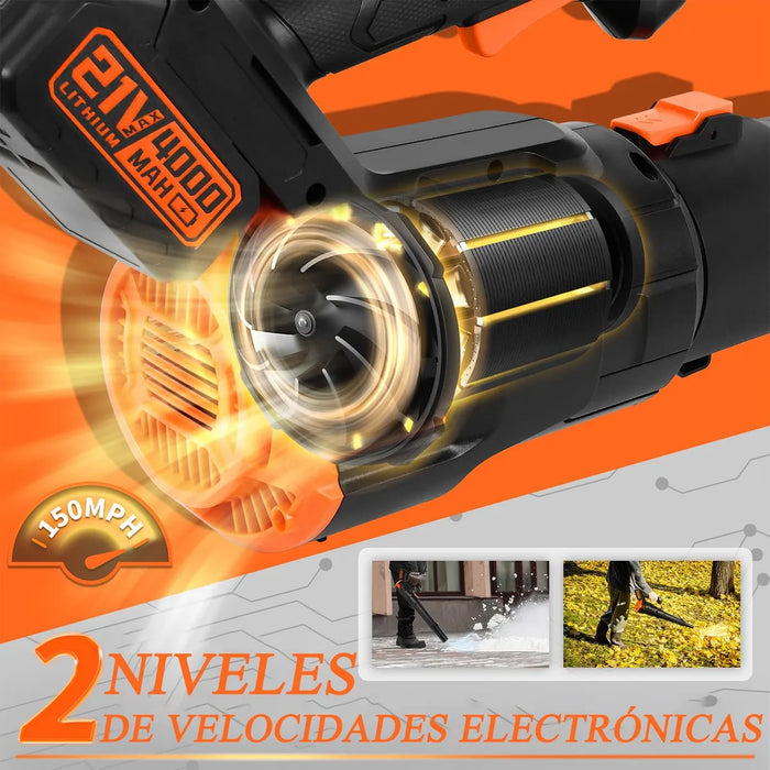 SOPLADOR LIMPIADOR DE HERRAMIENTAS DE NIEVE BLOWER POWER POWER NEGRO GRADO A