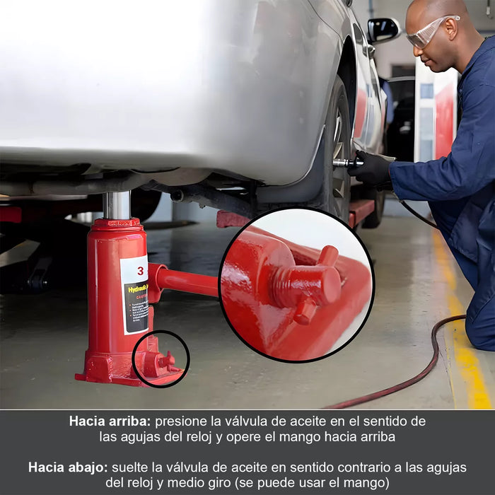 32 Ton Gatos HidrÃ¡ulico Tipo Botella Grande Gato Para Coche 14318 GRADO B