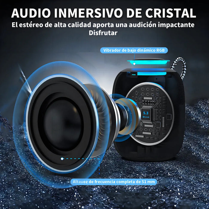 ALTAVOZ BLUETOOTH PORTÃ¡TIL IMPERMEABLE CON SUBWOOFER 1 GRADO B