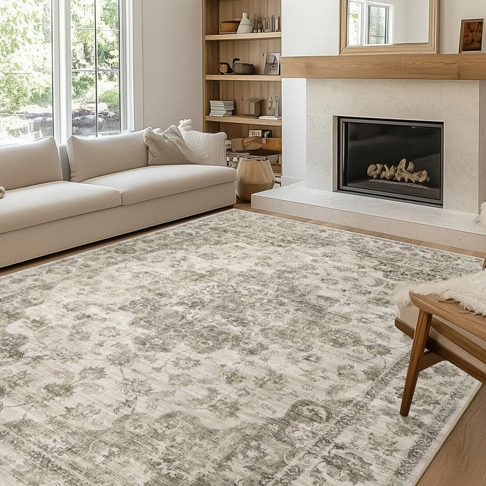 2.4x3m Alfombras Vintage Suave Tapetes Sala Cuartos recamaras Grado A