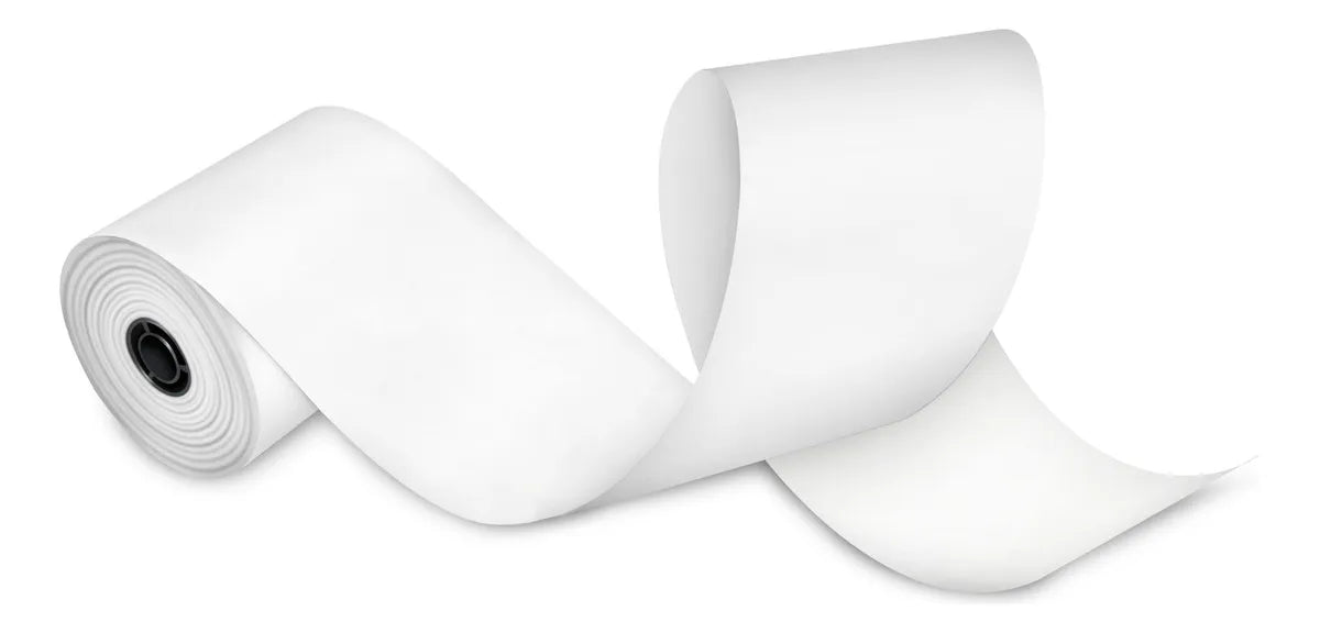 Papel Rollo Termica 50 Rollos Papel Termico 80x70 Impresora Color Blanco GRADO B - TiendaKomet México