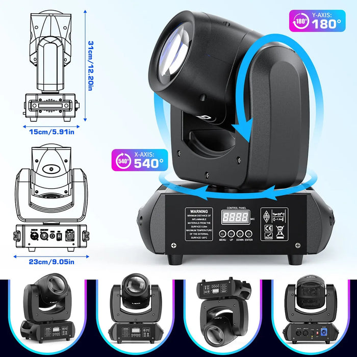 130w cabeza movil led luz dj beam dmx alta 8 prisma