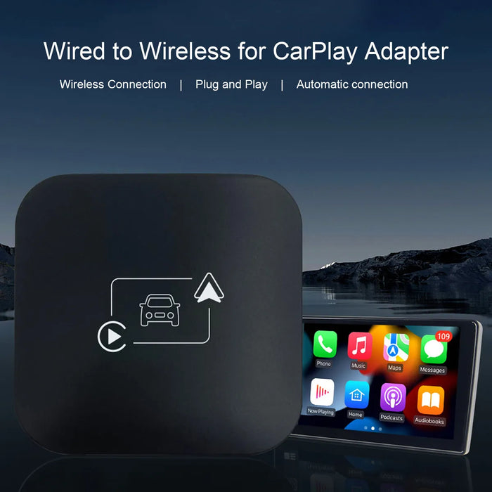 Adaptador Inalámbrico Car Play, Android Auto Converter 2en1