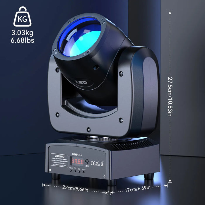 LUCES DE DJ DE CABEZA MÃ³VIL DE 120 W LED RGBW 4 EN 1 DMX GRADO A