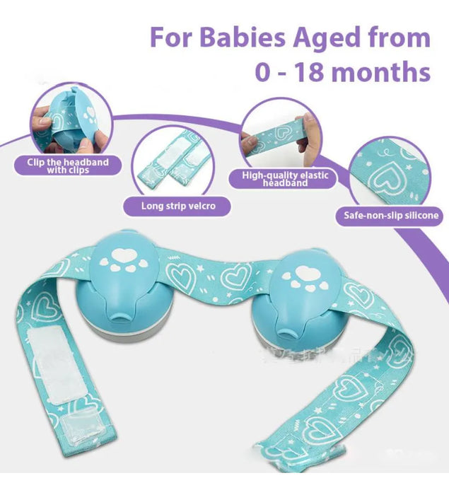 Orejera Ajustable De Protección Auditiva Anti Ruido Nrr 25db 1 VERDE