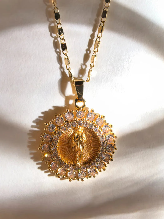 COLLAR AJUSTABLE GUADALUPANA 45CM - GRADO B