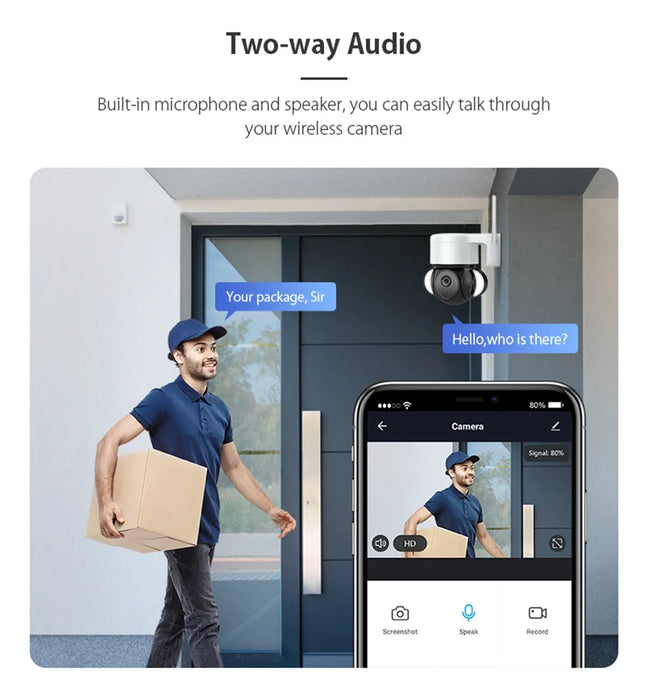CAMARA WIFI TUYA, CAMARA IP PTZ DE 3 MEGAPÃ­XELES, SOPORTE PA GRADO B
