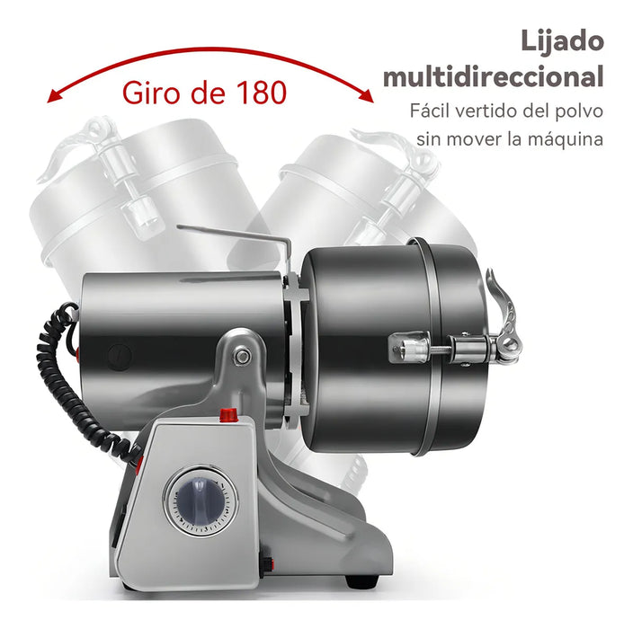 Molino Pulverizador Granos, Semillas Especias Eléctrico 800g GRADO B