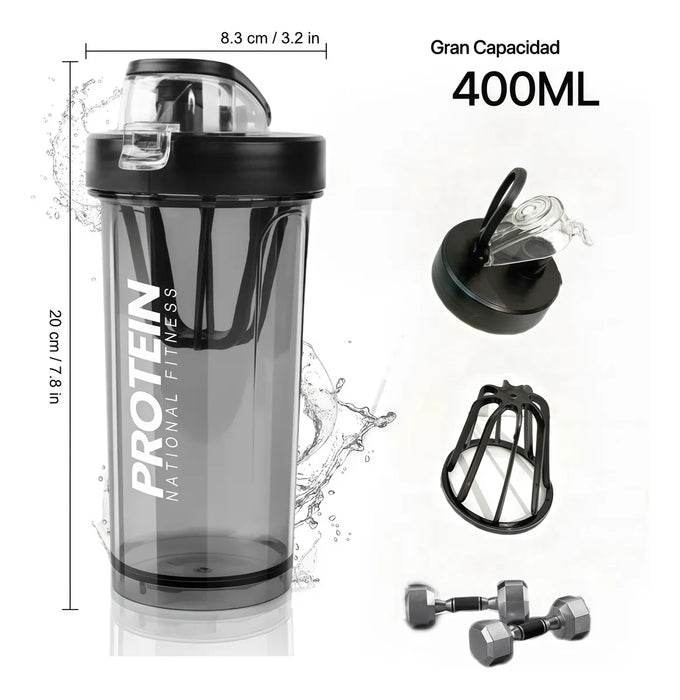 2pcs Proteina Shaker Gym Mezcladora Productos Deportivos Grado A