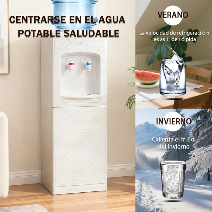 DISPENSADOR DE AGUA MINI REFRIGERADO POR COMPRESOR 70W BLANC GRADO B