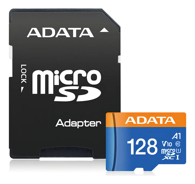 TARJETA DE MEMORIA ADATA AUSDX128GUICL10A1-RA1 PREMIER CON ADAPTADOR SD 128GB GRADO B