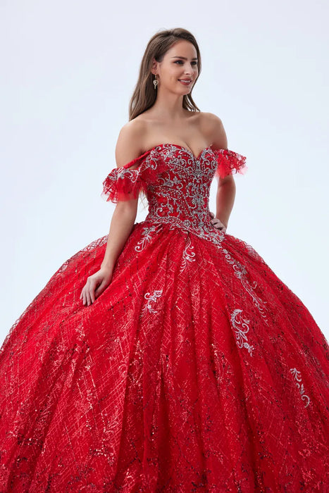 VESTIDO DE QUINCEAÑERA DE NOVIA ROSEBRIDAL DE COLOR BURGUNDY 2 GRADO B