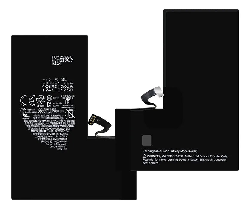 BATERIA PARA IPHONE 14 PRO A2891 A2866 A2889 A 2390 ORIGINAL GRADO B