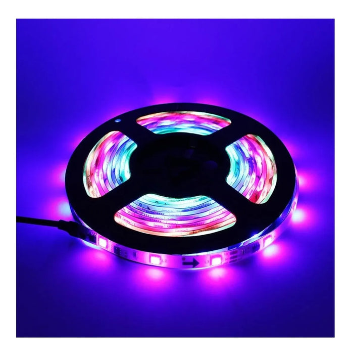 Tira Led Rayo 5050 Pixel 5m Adhesivo Control Remoto Grado B