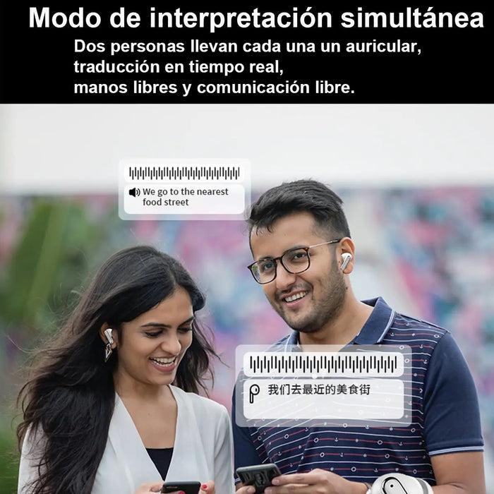 AI AURICULARES CON TRADUCTOR EN TIEMPO REAL DE 150 IDIOMAS GRADO B