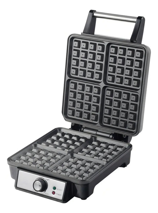 WAFFLERA BELGA HEAT+ PREMIUM 4 REBANADAS ACERO MASTERCHEF GRADO B