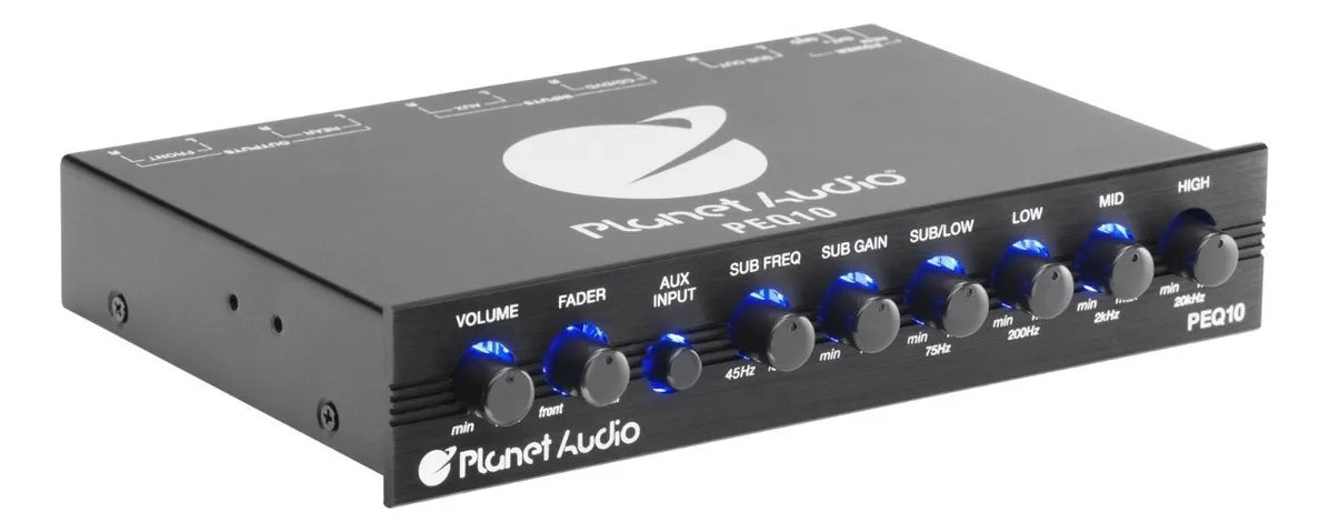 ECUALIZADOR PARAMÉTRICO DE 4 BANDAS PLANET AUDIO PEQ10 GRADO B