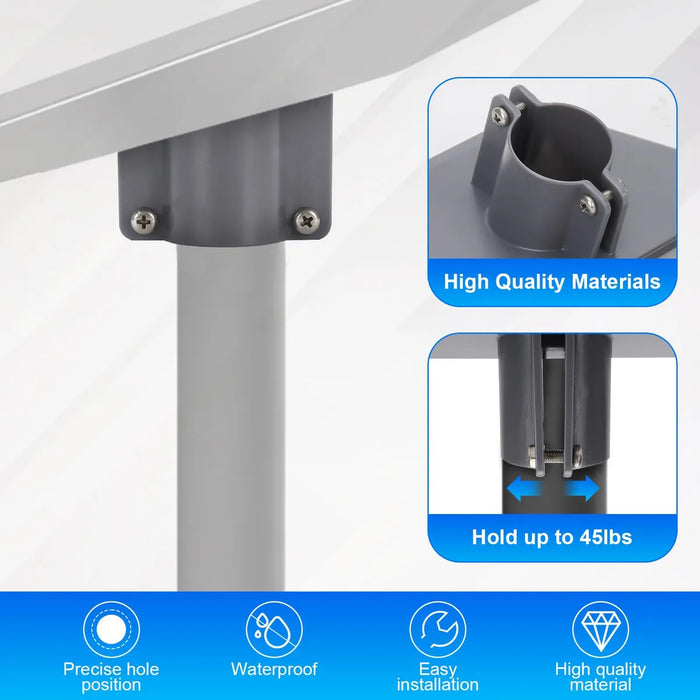 Base Sencilla Solo Soporte Sin Tubo Para Antena Starlink V4 GRADO B