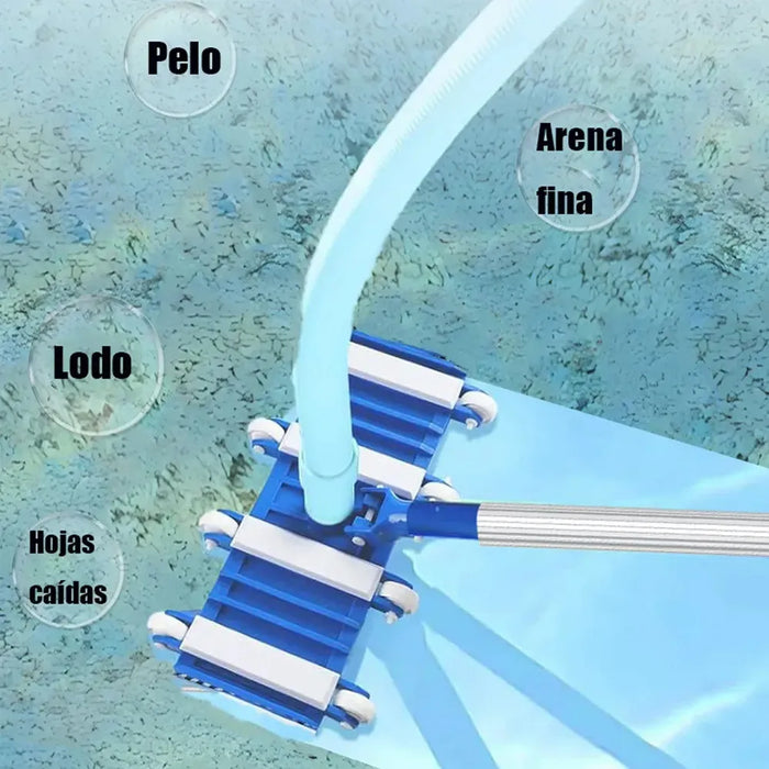 Kit de Limpieza para Alberca | Aspiradora + Manguera de 9 Metros | Esencial de Mantenimiento | Grado A ✨