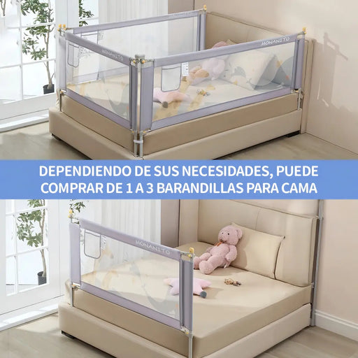 Barandilla Protector De Cama Infantil Barra De Seguridad GRADO B - TiendaKomet México