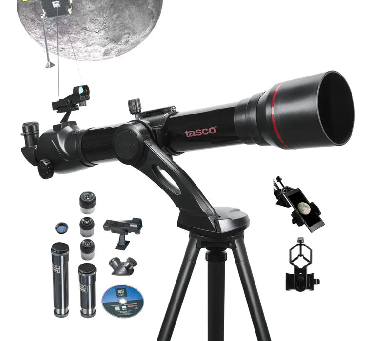 TELESCOPIO TASCO SPACESTATION 70MM REFRACTOR MONTURA ALTAZIM GRADO B