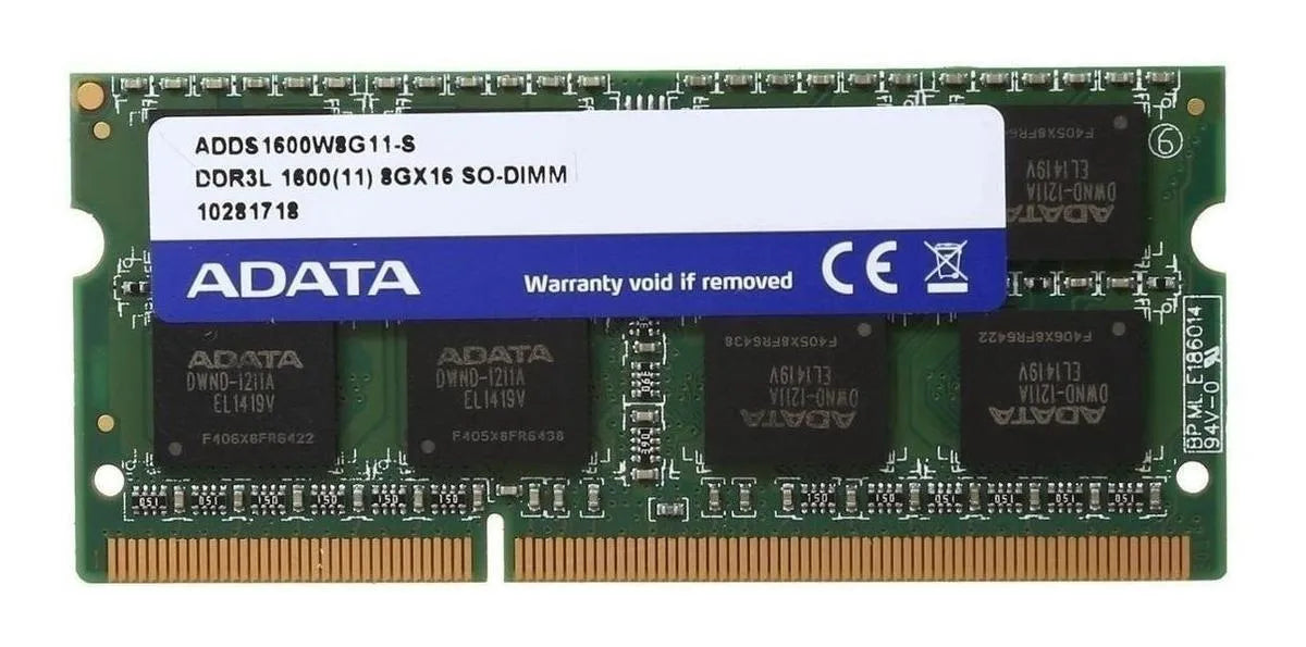 Memoria Ram Premier Color Verde  8gb 1 Adata Adds1600w8g11-s 12359 GRADO B