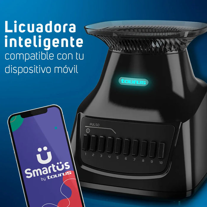 LICUADORA MENINA GLASS ECO TAURUS 1.25 L COLOR NEGRO GRADO A