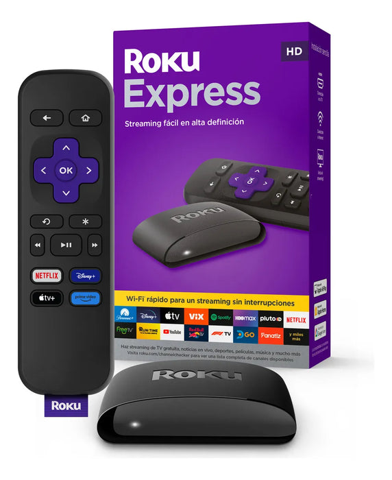 Roku Express Mod 3960 Negro Dispositivo De Streaming Hd GRADO A.