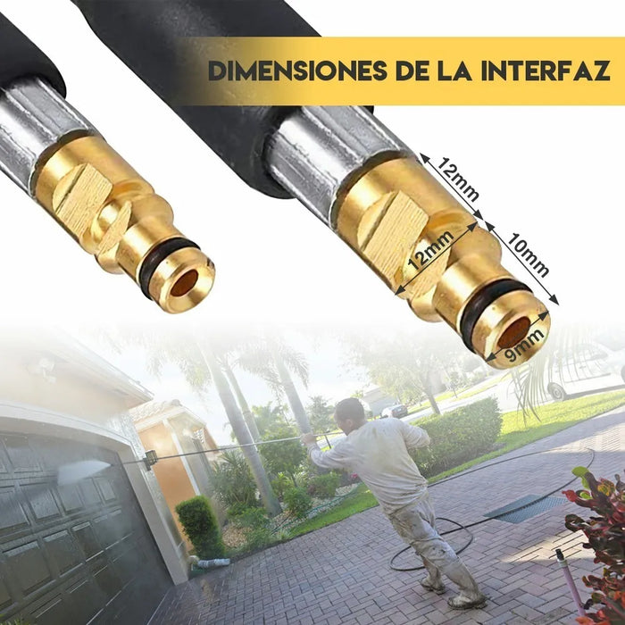 MANGUERA DE ALTA PRESION 15M PARA HIDROLAVADORA KARCHER GRADO B