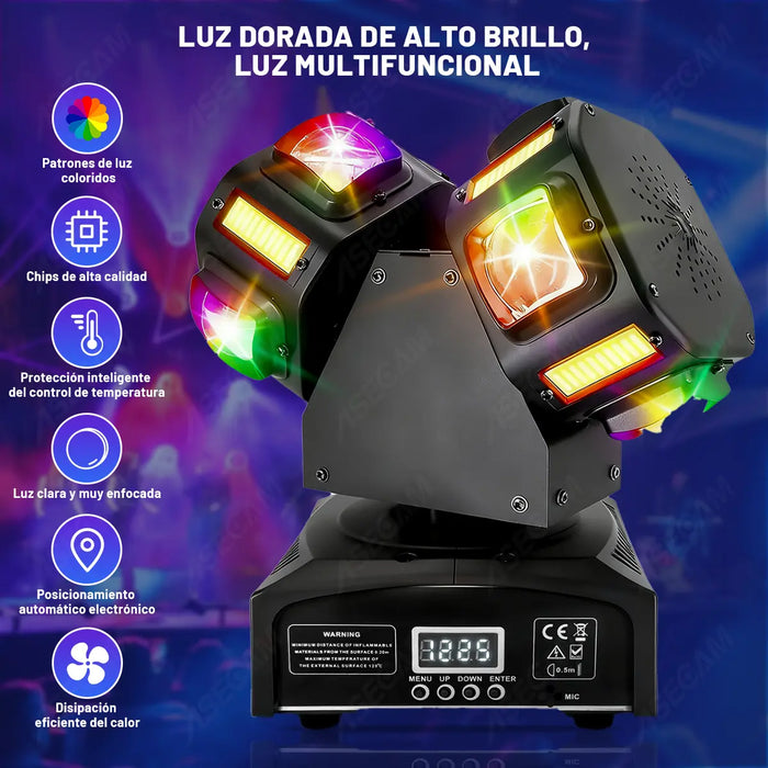 200W CABEZA MOVIL LED LUCES DJ PARA ESCENARIO PROFESSIONALE GRADO B