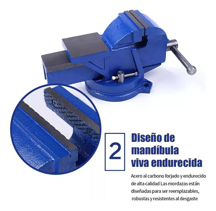 9.5kg Yunque 6in Tornillo De Banco Industrial Heavy Duty Grado B