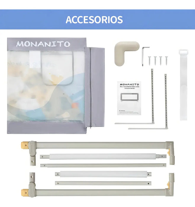 Barandilla Protector De Cama Infantil Barra De Seguridad GRADO B - TiendaKomet México
