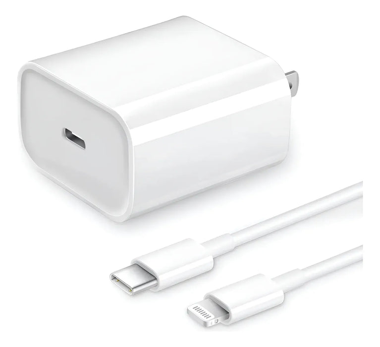 Cargador Carga Rápida Lightning a Tipo C OEM Grado A