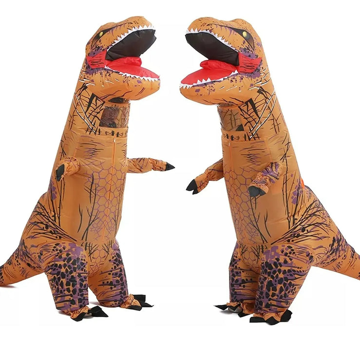 Disfraz De Dinosaurio Inflable T-rex Con Bomba De Aire Grado B
