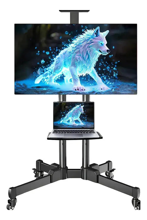 SOPORTE TV MÓVIL CON ALTURA AJUSTABLE PARA TV DE 32'' A 75'    GRADO B