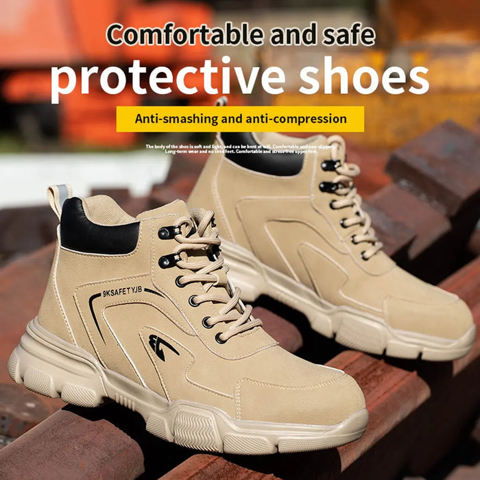 BOTAS DE SEGURIDAD HOMBRE MUJER ZAPATOS INDUSTRIAL TRABAJO TALLA 27 MX GRADO B