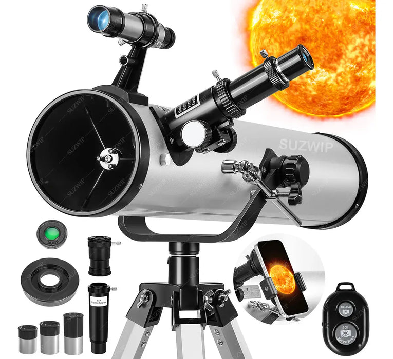 TELESCOPIO ASTRONÓMICO PROFESIONAL SUZWIP REFLECTOR HD 35X- GRADO B
