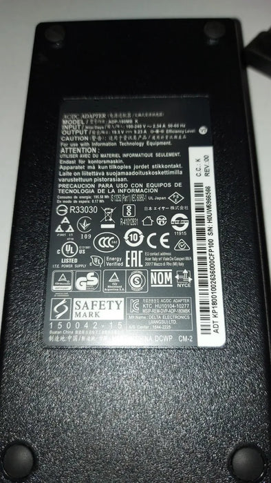 Cargador Adp-180mb Para Acer Predator 9.23a 19.5v 5.5mm Grado B