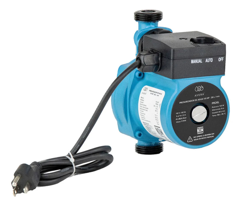 AUTOMATICO PARA BOMBA DE AGUA SILENCIOSOA PRESURIZADORA 1 /6 HP 127V 140W GRADO B