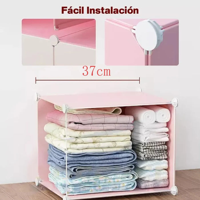 Armario Plastico Portatil Dibujos Animado Para Niño 8 Puerta GRADO B